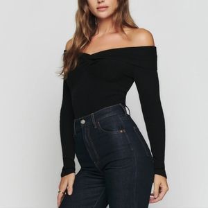 Natalia Cashmere Twist Front Sweater